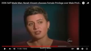 Woman takes on the Man's identity. She can't take it