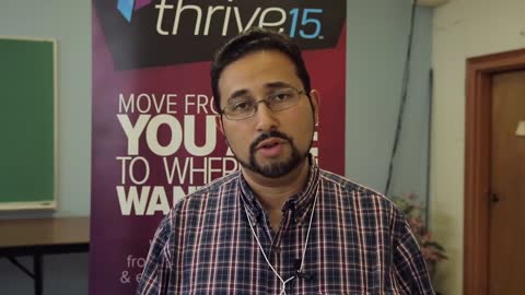 Thrive15 Workshop Reviews | "Very energetic and easy to listen to."