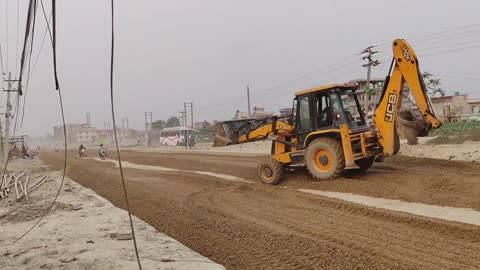 JANAKPUR Nepal Raod Work Progress In Janakpur Nepal
