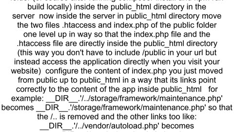 Laravel 9 error quotVite manifest not foundquot on production server