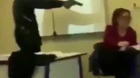 French Teacher Held At Gun Point
