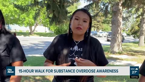 Group to take 15-hour symbolic walk from Morley to Calgary to raise awareness for substance use over