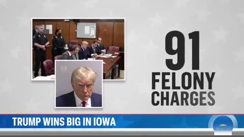 Trump clinches 51% of the vote during Iowa caucuses
