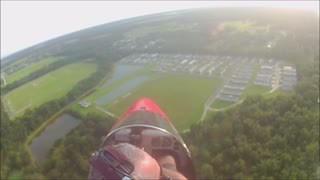 drifter LSA take off from grass runway