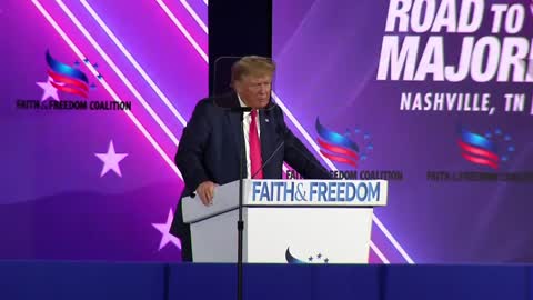 TRUMP SPEECH June 17th Faith, Freedom. Nashville TN