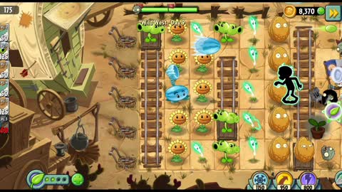 Plants vs Zombies 2 Wild West Day 9