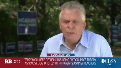Reporter asks Terry McAuliffe: "how are you going to work with those parents who have concerns about how things are being taught in schools?"
