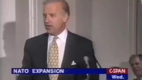 Russians told Biden in '97 that NATO expansion would force them to China, Biden said, "Good luck."