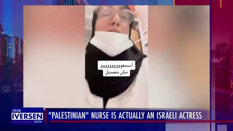 FAKE PALESTINIAN NURSE IS ACTUALLY AN ISRAELI ACTRESS! (Israeli Propaganda)