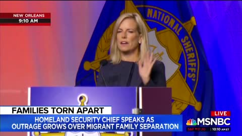 Sec of Homeland Security Nielsen was quick to defend the actions of border patrol officials