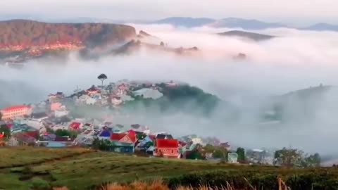 Sapa Town in the clouds