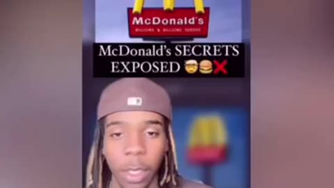 McDonalds Secrets Exposed.. 👀