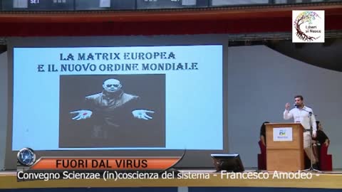 FRANCESCO AMODEO - Il video originale rimosso da tutti i Social: "LA MATRIX EUROPEA E IL NUOVO ORDINE MONDIALE." 🇪🇺🌎👎