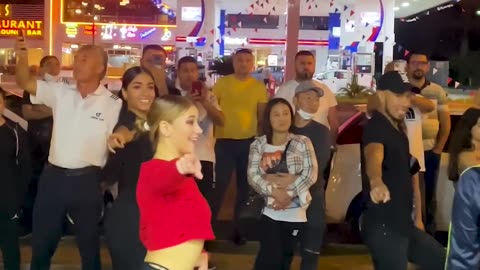 Turkish Icecream shop group dance