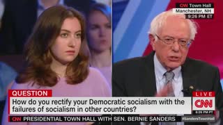 Student of Soviet refugees confronts Bernie Sanders on socialism