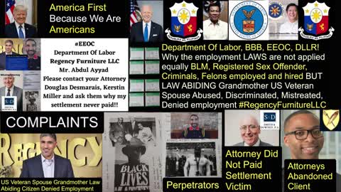 Supreme Court / BBB / EEOC / DLLR / Regency Furniture LLC / Smith Downey PA / Tully Rinckey PLLC