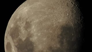 Viewing the Moon - May 3 2020 - Nikon P900 - Skywatcher AZ-GTi