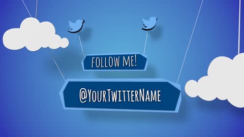 Get your Custom Twitter Follow Me Intro/Outro Video