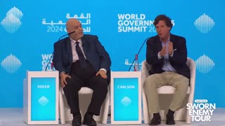 Tucker Carlson being interviewed in Dubai, UAE, after Vladimir Putin (2-12-2024)