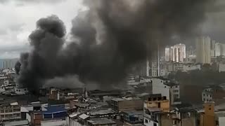 Incendio en Bucaramanga segundo vídeo