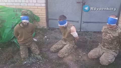 3 captured Ukrainian POWs in Kursk