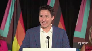 Trudeau: "Can I tell you how great it's been to see Pride events coming back in person again this year?"