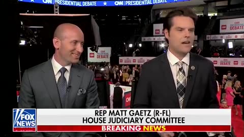 Matt Gaetz Comments on Trump’s Performance During the Presidential Debate
