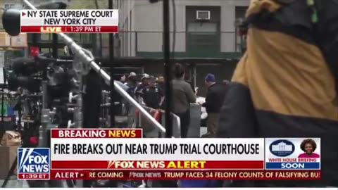 Fox Reporter Discusses The Moment When Man Set Himself Ablaze Outside Of Trump Trial