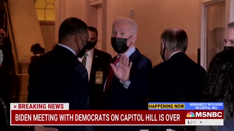 Biden Snaps at Reporter Asking About Democrats in Disarray