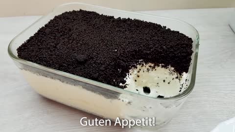 NO baking and NO gelatine! Only 3 ingredients! Dessert is ready in 5 minutes!