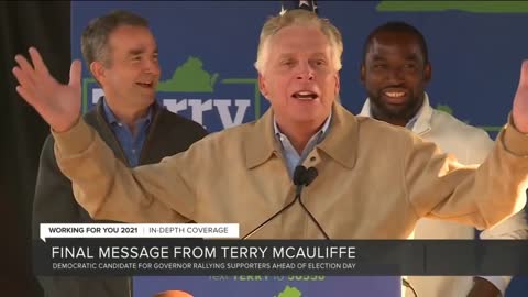 FINAL MESSAGE FROM TERRY MCAULIFFE.