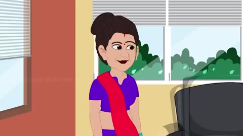 सास बहू का झगड़ा कार्टून कहानी, SAS Bahu ka jhagada cartoon animation Hindi story New story