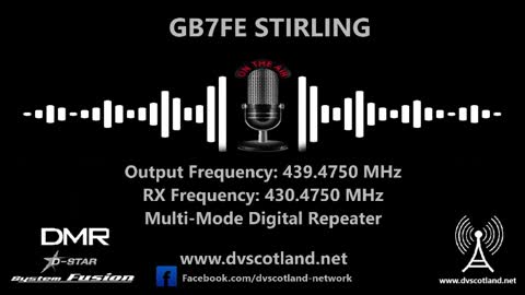 GB7FE - STIRLING CENTRAL SCOTLAND