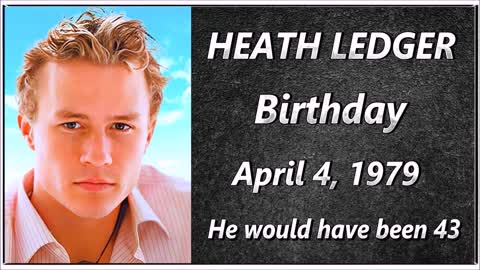 Remembering Heath Ledger!