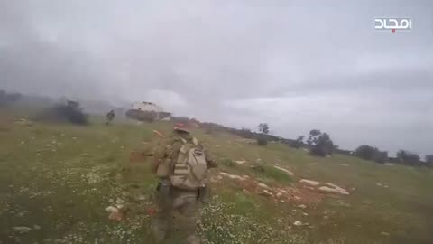 Crazy gopro footage from battle in Syria