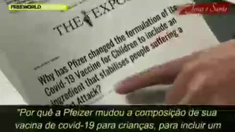 Pfizer adicionou secretamente um medicamento para ataques cardíacos às vacinas infantis?