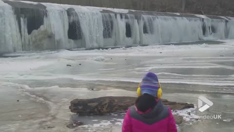 Patapsco River Frozen