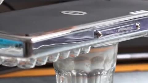 This keyboard is made of ice! #coolgadget #tiktokmademebuyit #keyboard