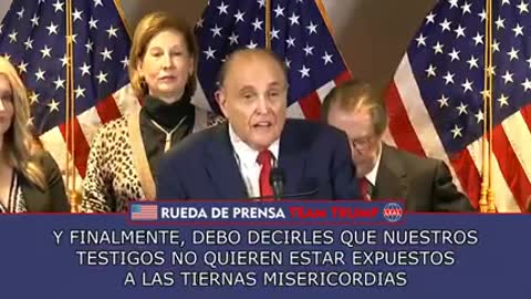 Rueda de prensa abogados de Donald Trump parte 3