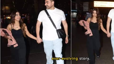 "Arbaaz and Shura Khan Avoid Malaika Arora at Airport"