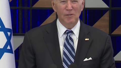 President Biden Speech during visit to Israel.