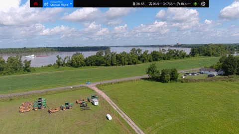 Droning River & Pasture Near L'Auberge Casino, Baton Rouge