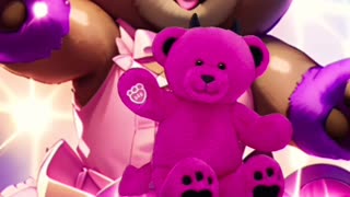 "Precious Build A Bear"Devilish Pink Valentine Drama Queen"Come See❤️🧸💘💎🎼🎶