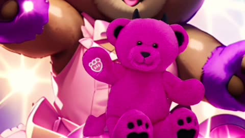 "Precious Build A Bear"Devilish Pink Valentine Drama Queen"Come See❤️🧸💘💎🎼🎶