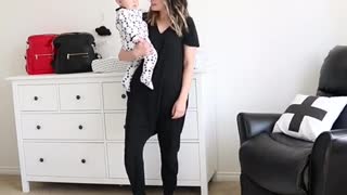 Cute Little Toddler Never Gives Mama A Break