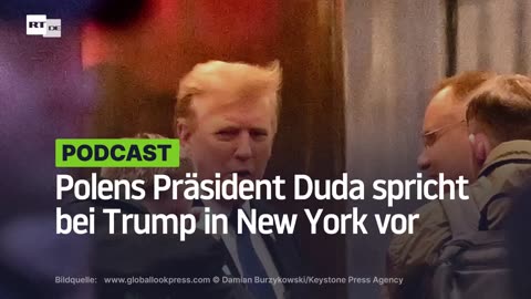 Polens Präsident Duda spricht bei Trump in New York vor