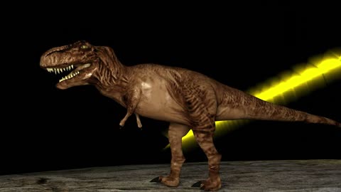 3D Animated Rap Music Video with Rapping T-REX