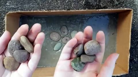 Michelle in HomeGrown Home shows you how to make decorative concrete stepping stones for your garden