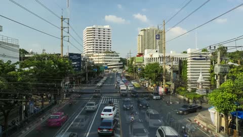 Bangkok City Street Nightlapse - Panasonic GH4