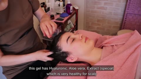 ASMR Japanese Gua Sha Professional Scalp Massage